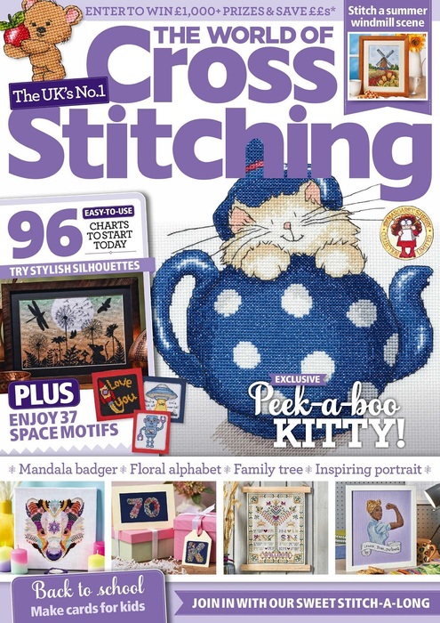 Коллекция вышивки в журнале &laquo;The World of Cross Stitching №336 2023&raquo;