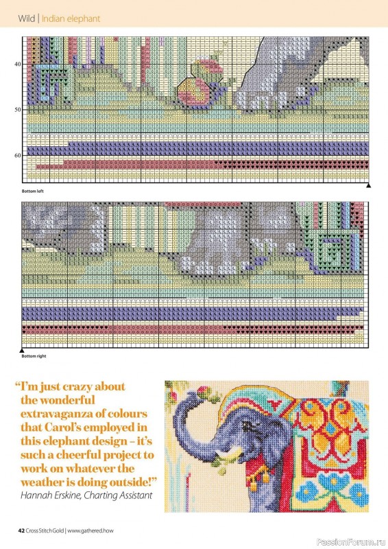 Коллекция вышивки в журнале «Cross Stitch Gold - Animal Collection 2023»