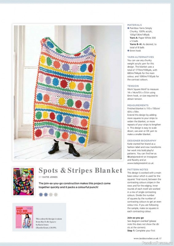 Вязаные модели крючком в журнале «Inside Crochet №154 2023»