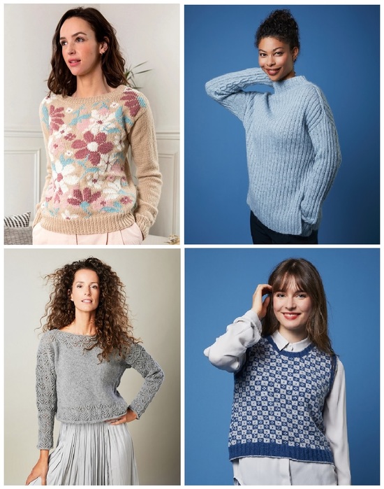 Вязаные модели в журнале &laquo;Knitting. Вязание №2 2023&raquo;