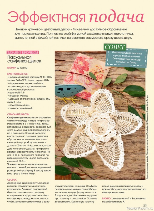 Коллекция проектов для рукодельниц в журнале «Anna №1 2024 Весна»