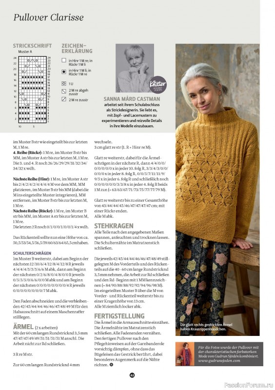 Вязаные модели в журнале «The Knitter №68 2024»