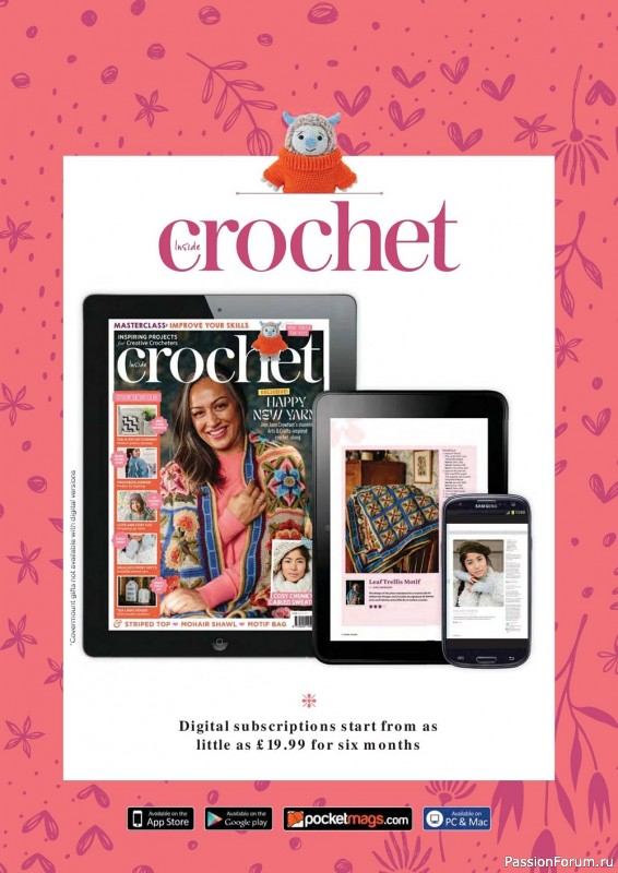 Вязаные проекты в журнале «Inside Crochet №155 2023»