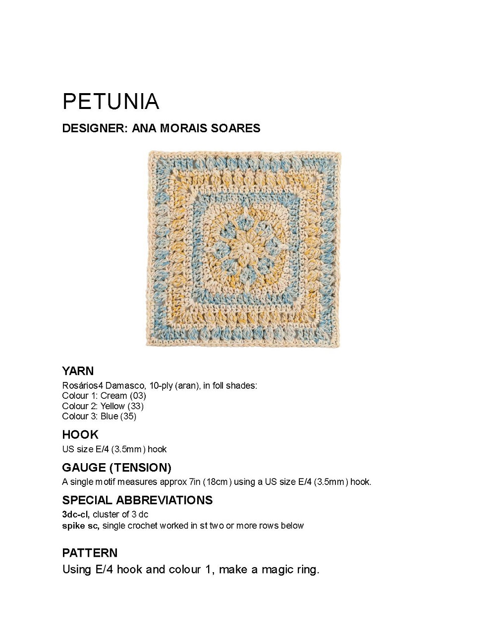 Коллекция проектов крючком в книге &laquo;100 Crochet Tiles&raquo;
