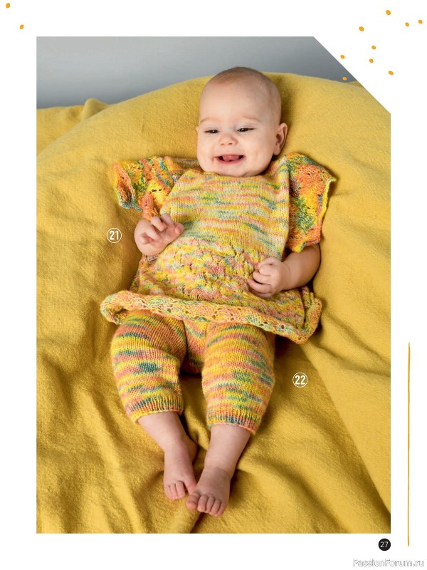 Вязаные модели для детей в журнале «Baby Maschenmode №61 2024»