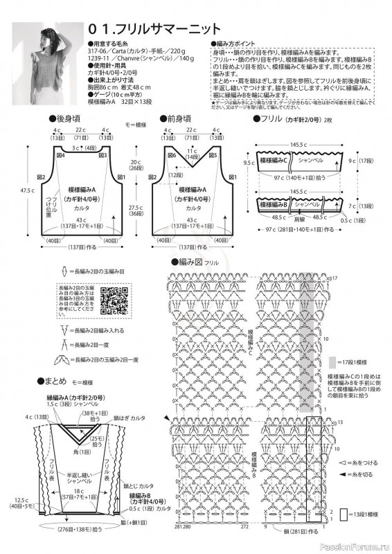Вязаные модели в журнале «Knit Ange - Spring-Summer 2022»