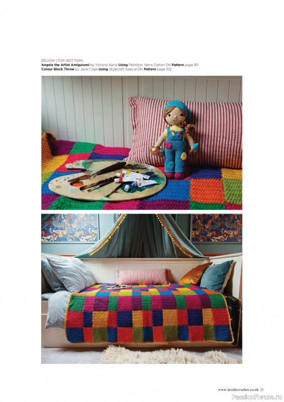 Вязаные проекты крючком в журнале «Inside Crochet №149 2022»