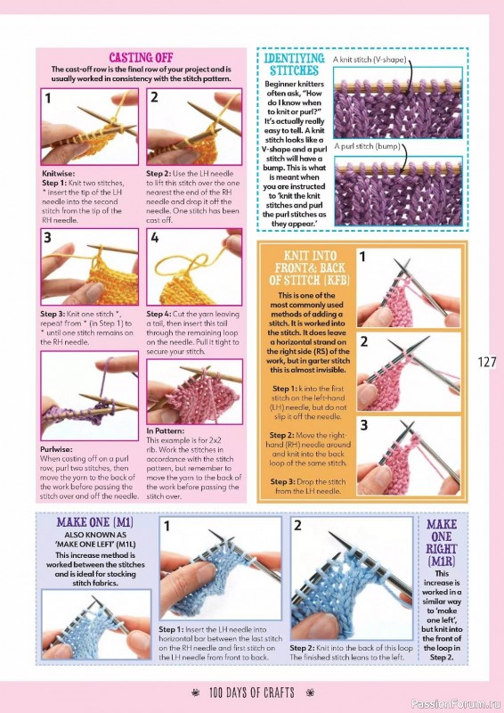 Вязаные проекты спицами в журнале «100 Days of Christmas Knits №26 2023»