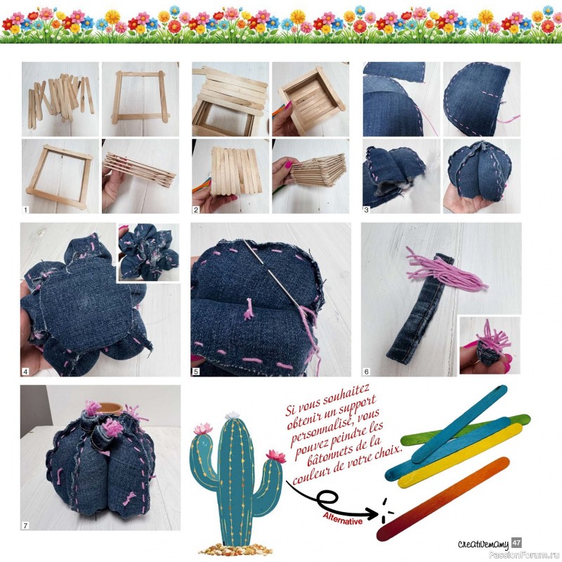 Вязаные проекты в журнале «Creer avec Creative Mamy №13 2025»