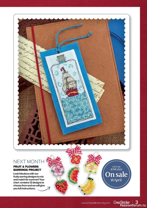 Коллекция вышивки в журнале «CrossStitcher №395 2023»