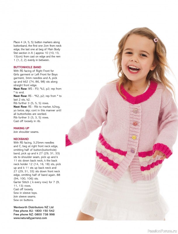 Вязаные модели спицами в журнале «Australian Knitting Vol.17 №1 2025»