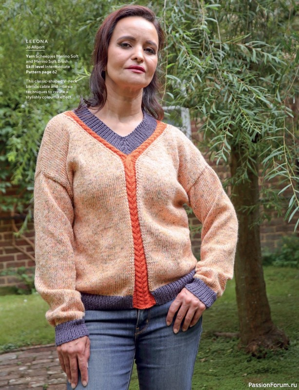 Вязаные модели спицами в журнале «Knitting Magazine №236 2022»