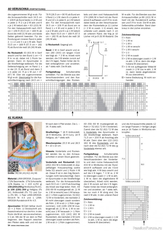 Вязаные модели в журнале «Verena Stricktrends №2 2025»