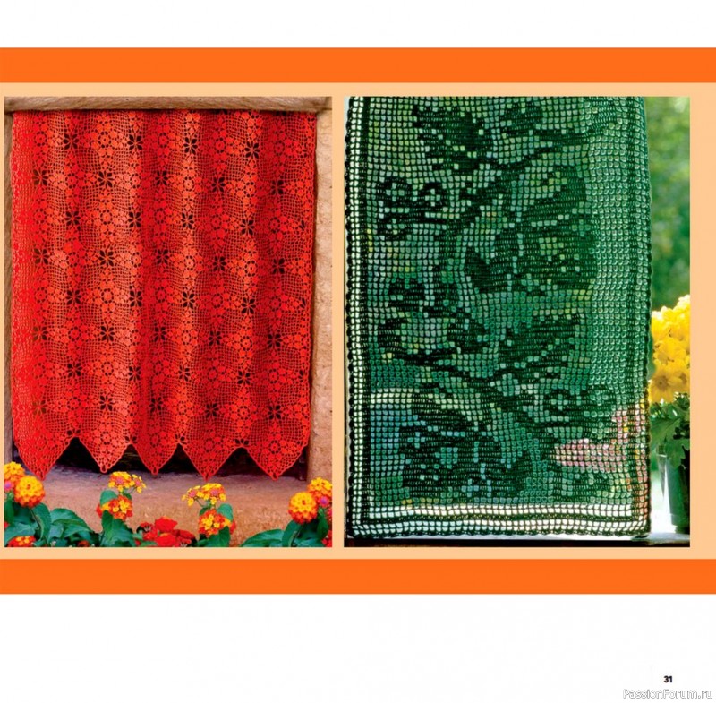Вязаные проекты крючком в журнале «Uncinetto Manuale Filet №6 2022»
