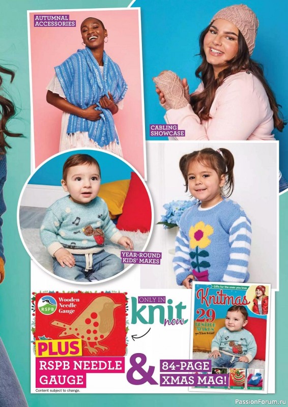 Вязаные проекты спицами в журнале «Knit Now №157 2023»