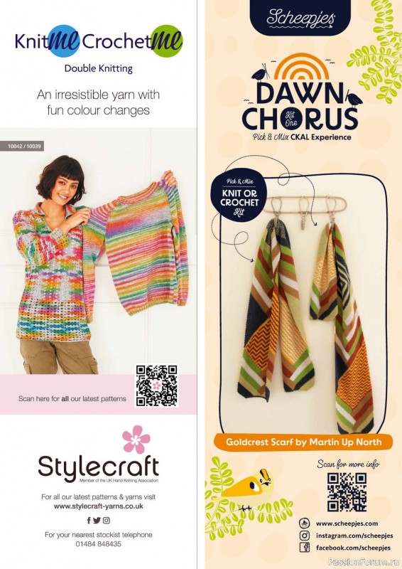Вязаные проекты крючком в журнале «Simply Crochet №145 2024»