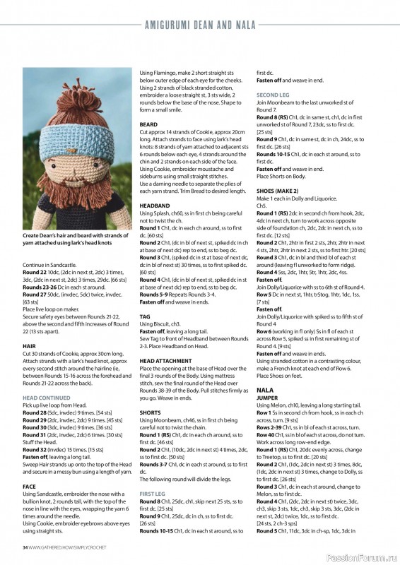 Вязаные проекты крючком в журнале «Simply Crochet №163 2025»