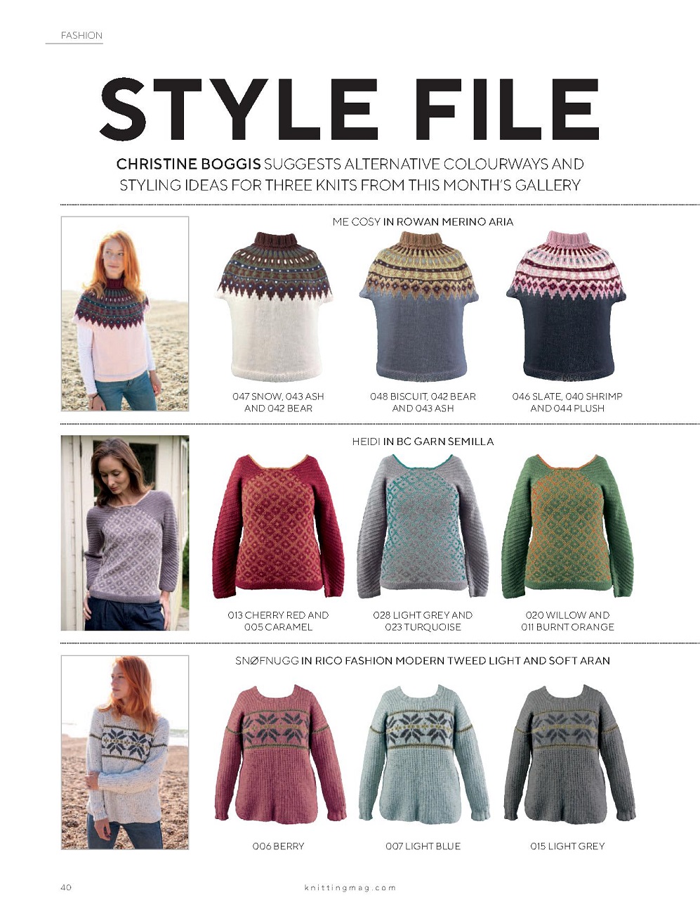 Модные вязаные изделия в журнале &quot;Knitting&quot; №225 2021