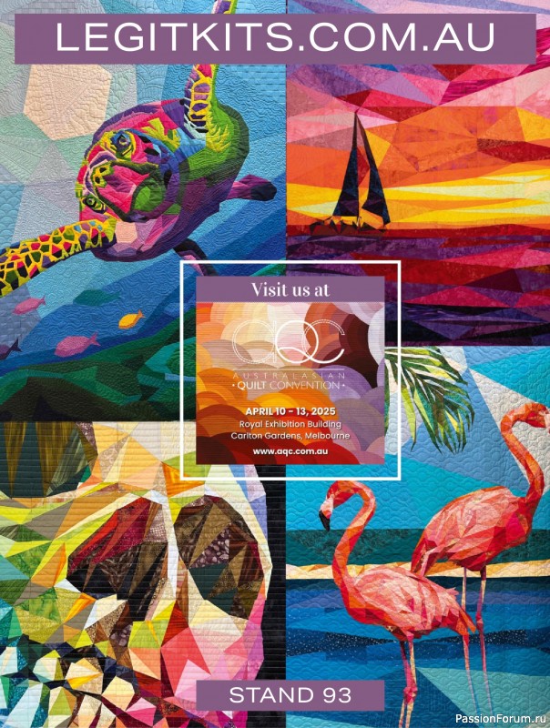 Коллекция проектов для рукодельниц в журнале «Quilters Companion №132 2025»