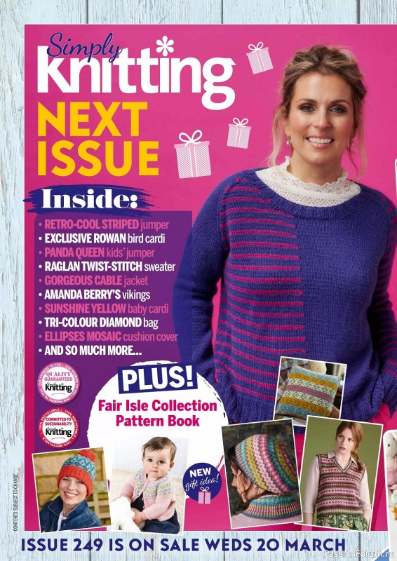 Вязаные проекты крючком в журнале «Simply Knitting №248 2024»