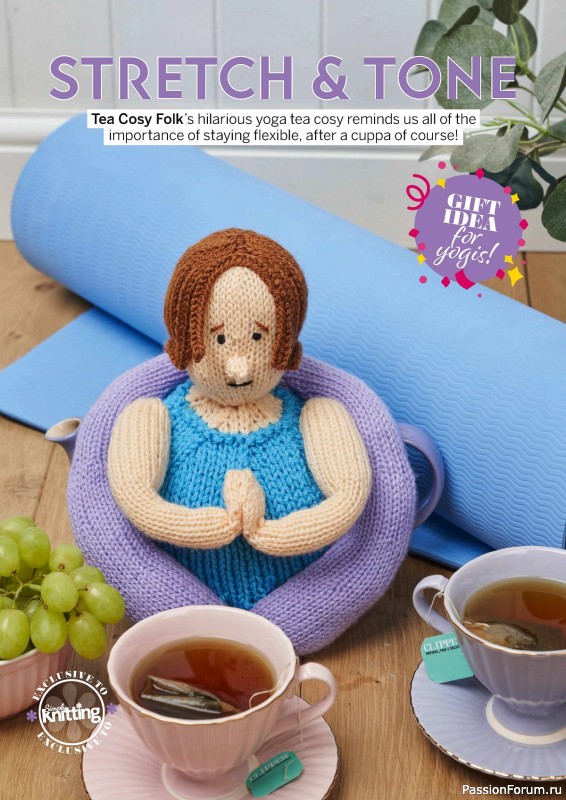 Вязаные проекты крючком в журнале «Simply Knitting №250 2024»
