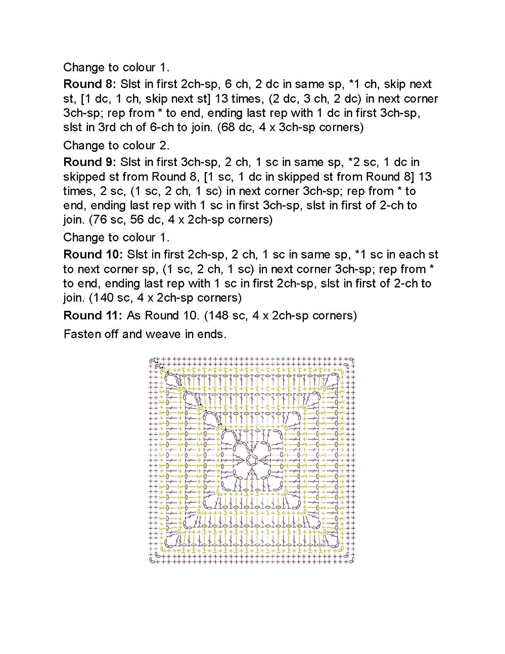 Коллекция проектов крючком в книге &laquo;100 Crochet Tiles&raquo;
