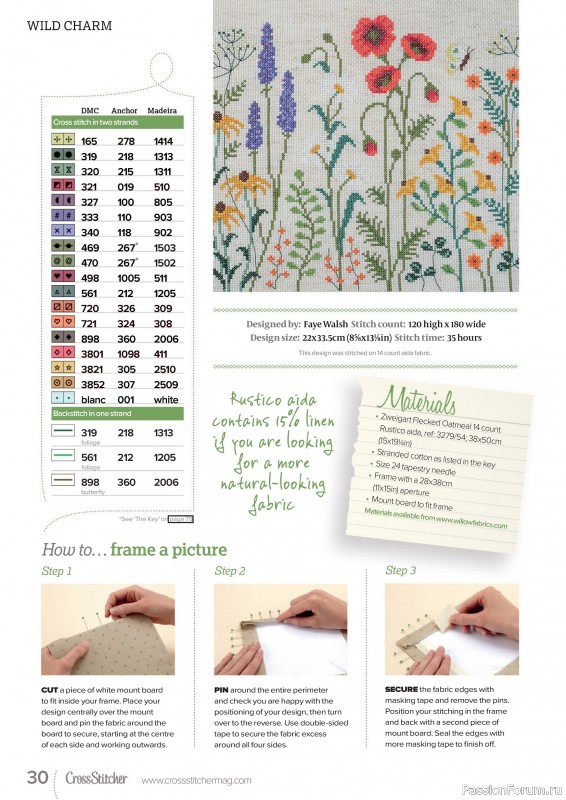 Коллекция вышивки в журнале «CrossStitcher №425 2025»