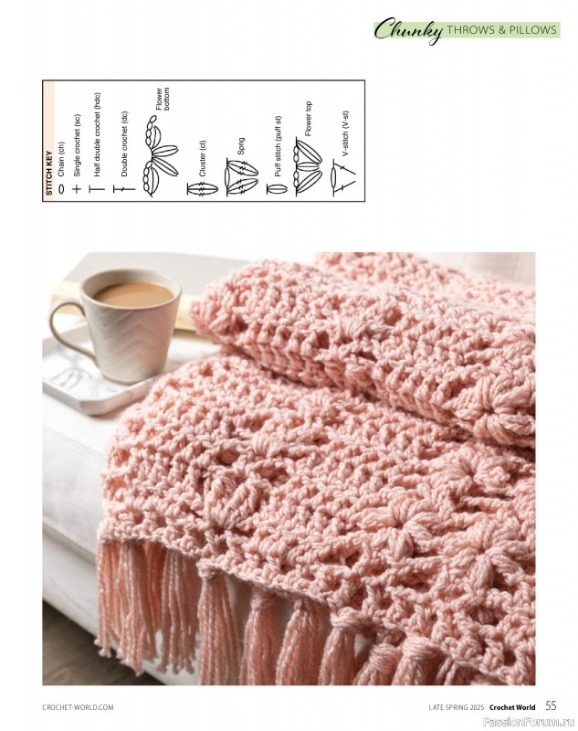 Вязаные проекты крючком в журнале «Crochet World - Late Spring 2025»