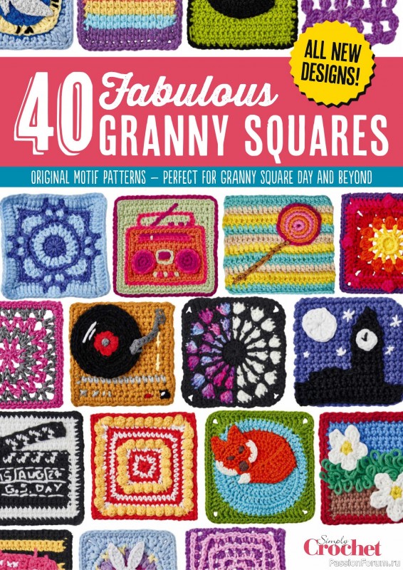 Вязаные проекты крючком в журнале «Simply Crochet №152 2024»