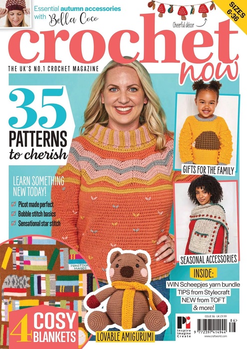 Вязаные проекты крючком в журнале &laquo;Crochet Now №86 2022&raquo;