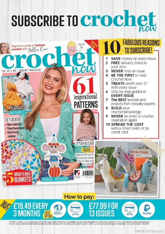 Вязаные проекты крючком в журнале «Crochet Now №91 2023»
