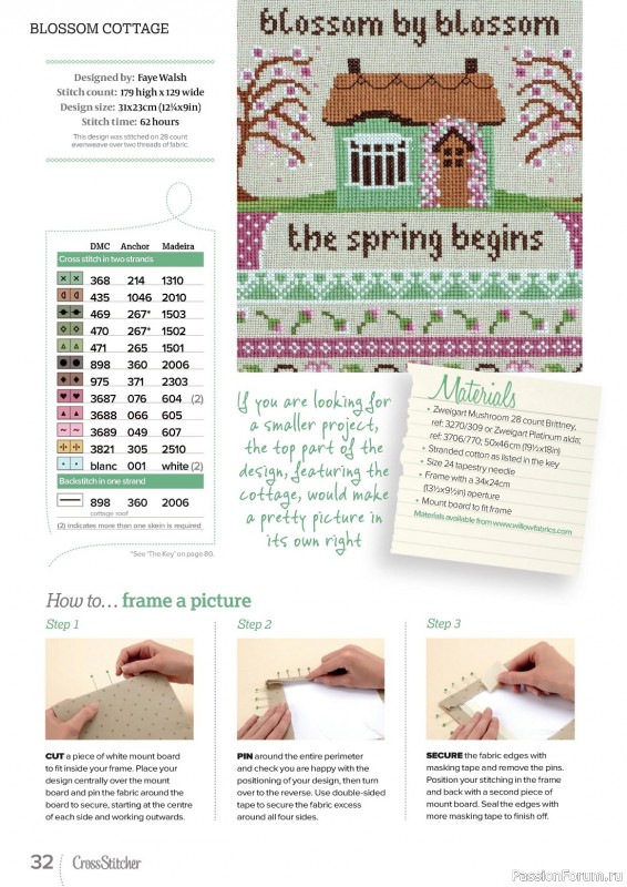 Коллекция вышивки в журнале «CrossStitcher №395 2023»