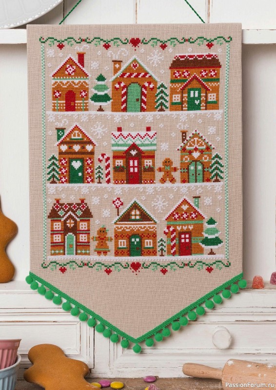 Коллекция вышивки в журнале «Cross Stitch Gold - Christmas Collection 2023»