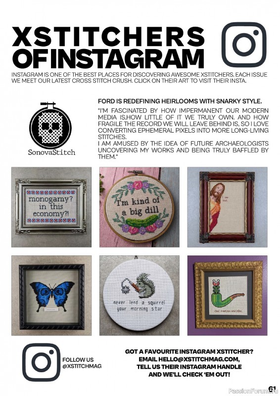 Коллекция вышивки в журнале «XStitch Magazine №24 2023»