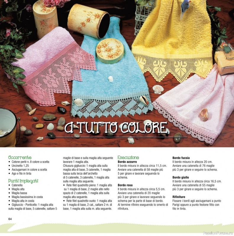 Вязаные проекты крючком в журнале «Scuola Uncinetto Filet №1 2022»