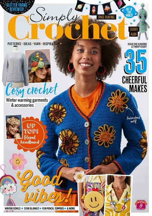 Вязаные проекты крючком в журнале &laquo;Simply Crochet №128 2022&raquo;