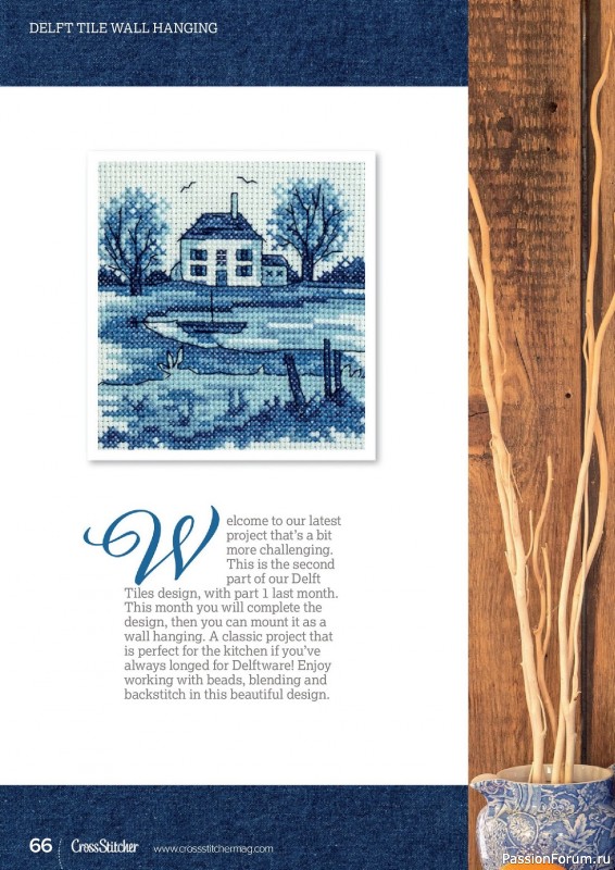 Коллекция вышивки в журнале «CrossStitcher №400 2023»