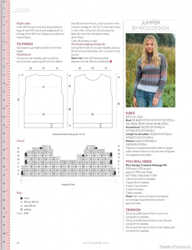 Вязаные модели спицами в журнале «Knitting №237 2022»