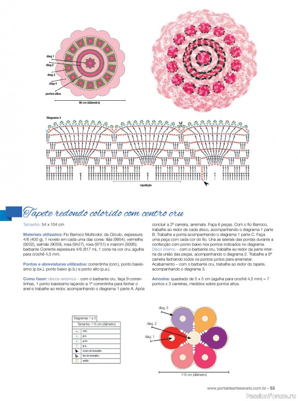 Вязаные проекты крючком в журнале «Guia de arte em Barbante Ed.3 2018»
