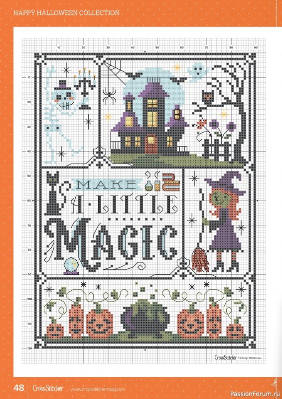 Коллекция вышивки в журнале «CrossStitcher №401 2023»