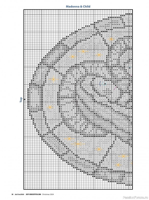 Коллекция вышивки в журнале «Just Cross Stitch - Christmas 2024»