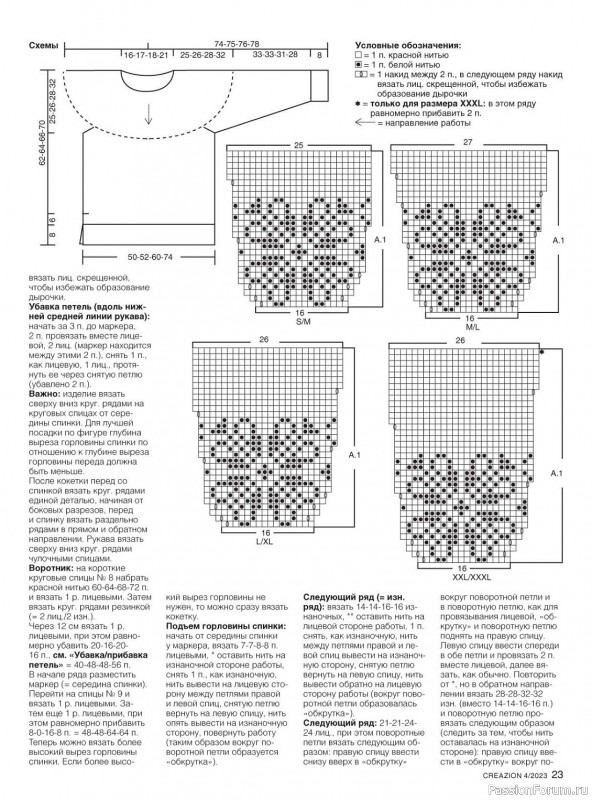 Вязаные модели в журнале «Creazion №4 2023»