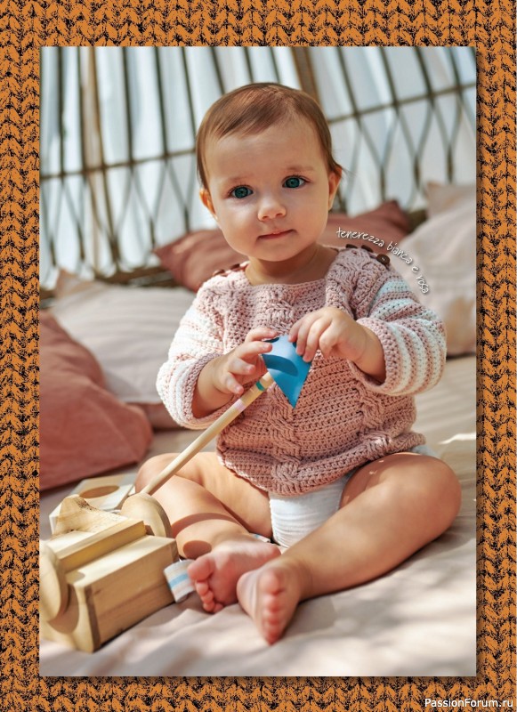 Вязаные модели в журнале «Piu Maglia Speciale Bebe №1 2023»