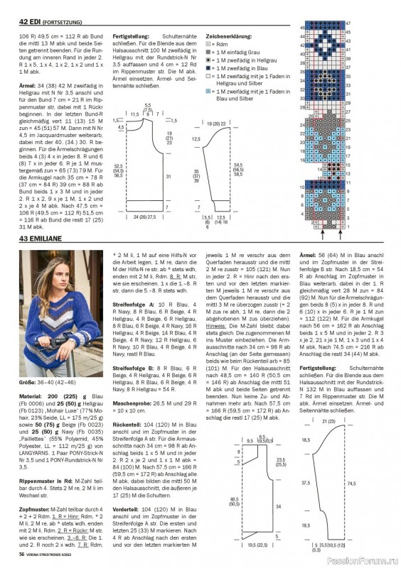 Вязаные модели в журнале «Verena Stricktrends №4 2022»