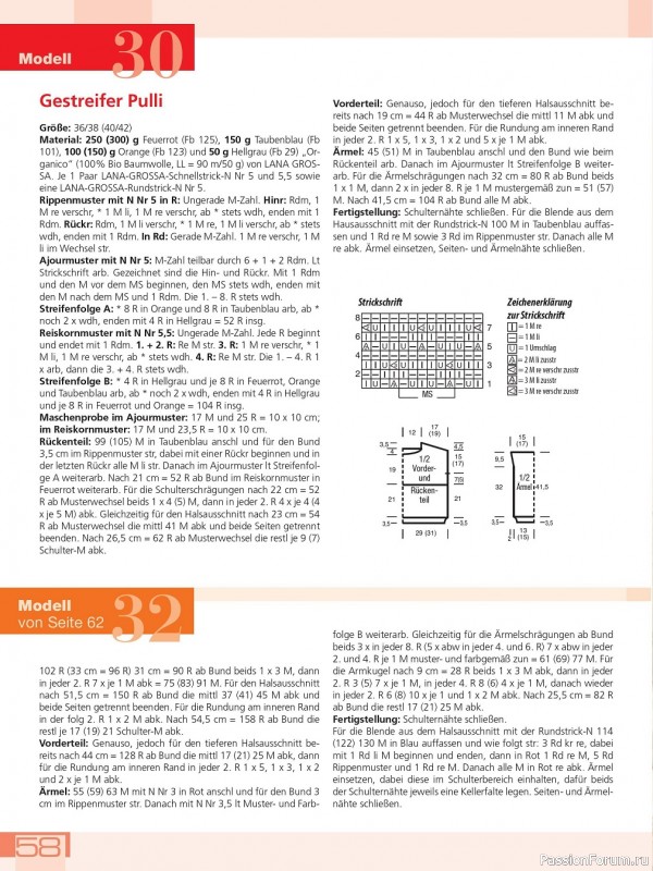 Вязаные проекты в журнале «Meine Strickmode MS111 2023»