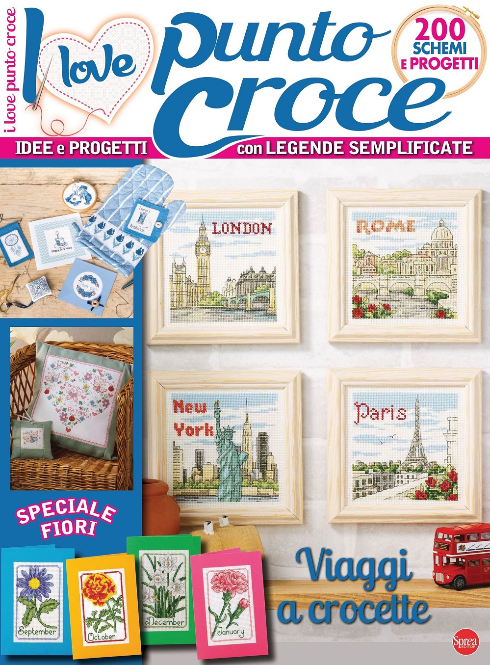 Коллекция вышивки крестиком в журнале &laquo;I Love Punto Croce №16 2022&raquo;
