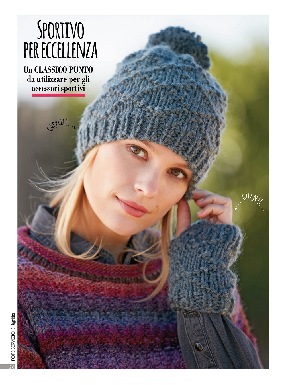 Женские модели спицами для весны и лето. &quot;Piu Maglia Cappelli - Accessori&quot; №3 2021