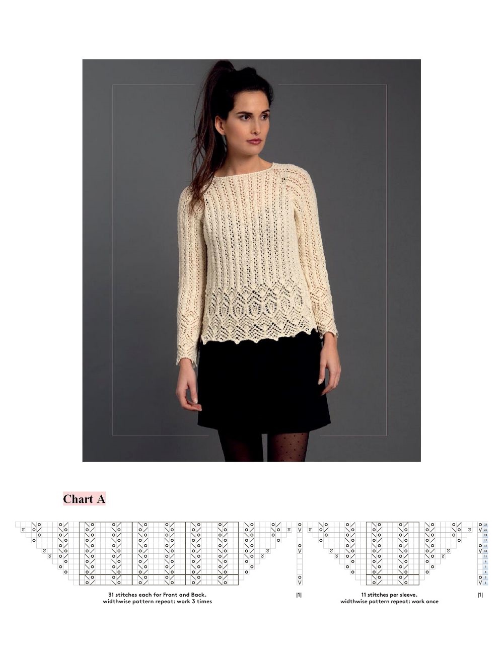 Коллекция ажурных проектов в книге &laquo;Lace Knit Shawls, Sweaters, Socks &amp; Hats&raquo;