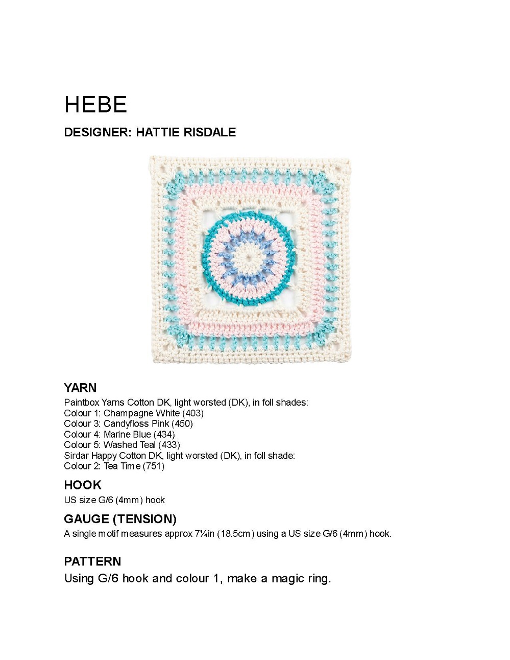 Коллекция проектов крючком в книге &laquo;100 Crochet Tiles&raquo;