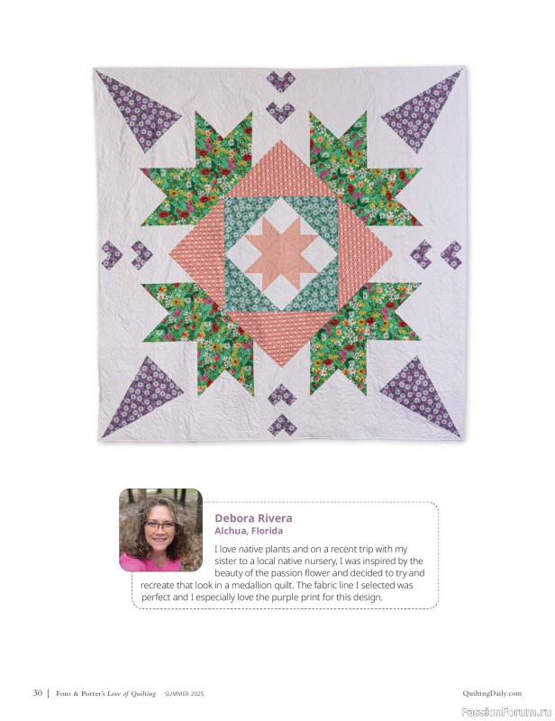 Коллекция проектов для рукодельниц в журнале «Fons & Porter’s Love Of Quilting - Summer 2025»